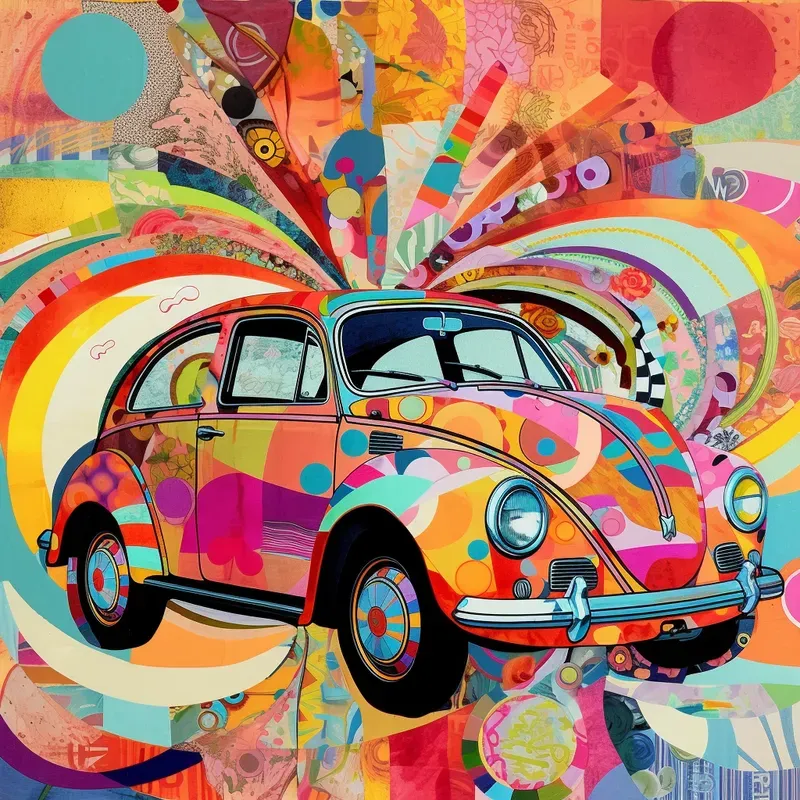 Asymmetrical Pop Collages