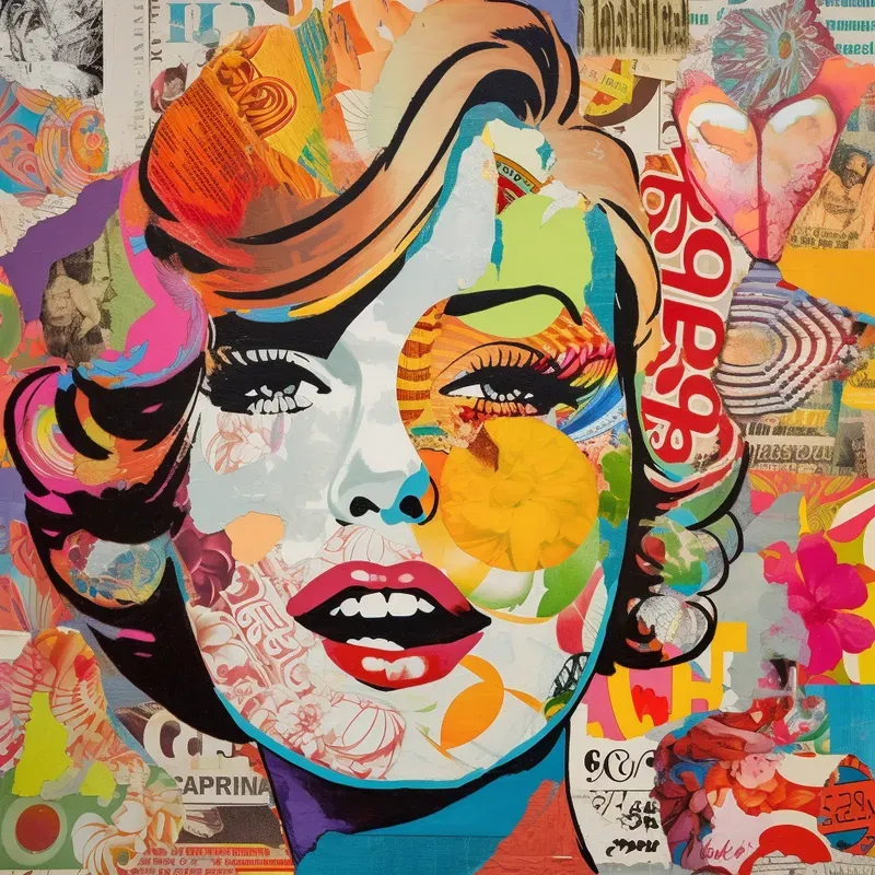 Asymmetrical Pop Collages