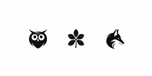 Clean And Modern 2D Logos generated by midjourney