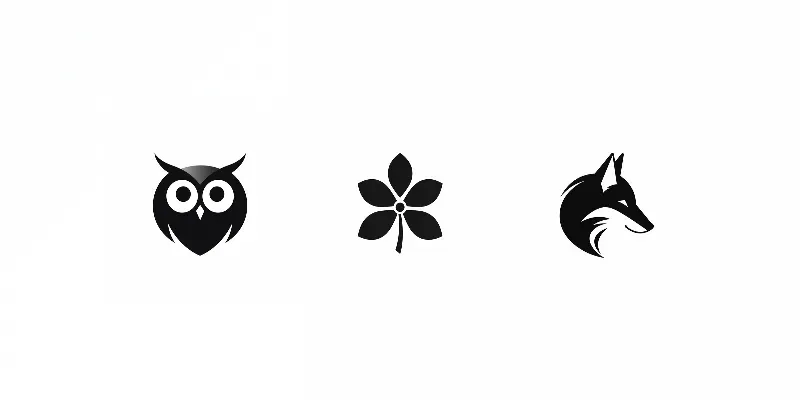 Clean And Modern 2D Logos generated by undefined