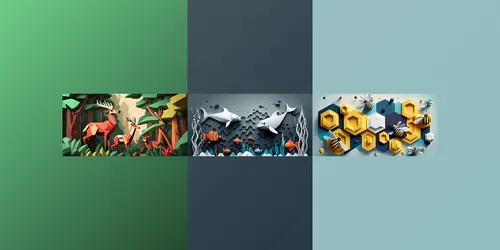 Dynamic And Minimalist 3D Textures generated by midjourney