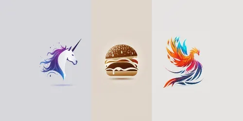 Simplistic Clean Logos generated by midjourney