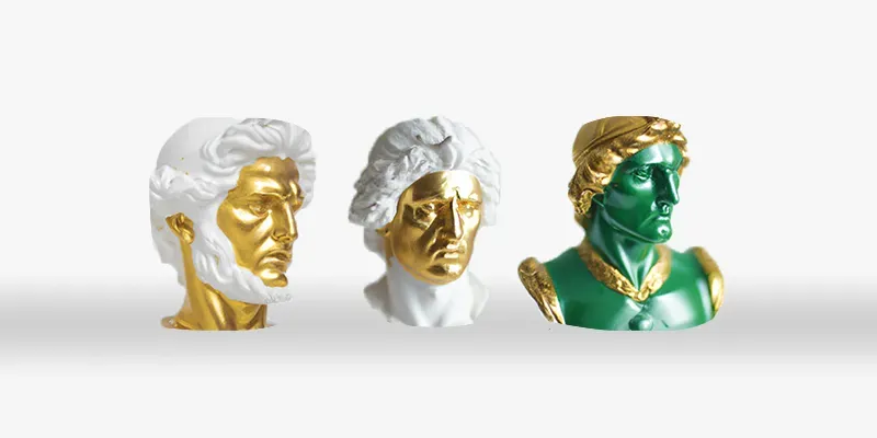 Golden Marble Busts generated by undefined