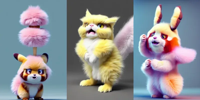 Fluffy Pokemon Style generated by undefined