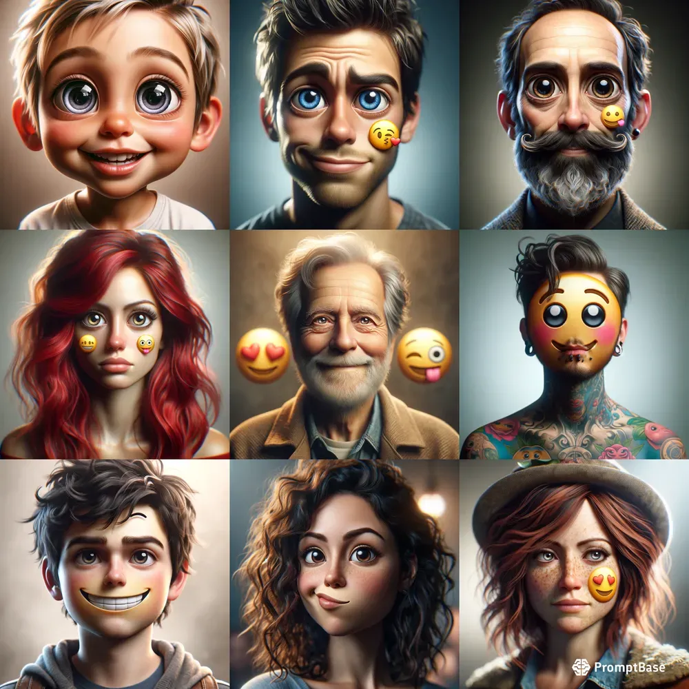Photorealistic Quirky Avatars