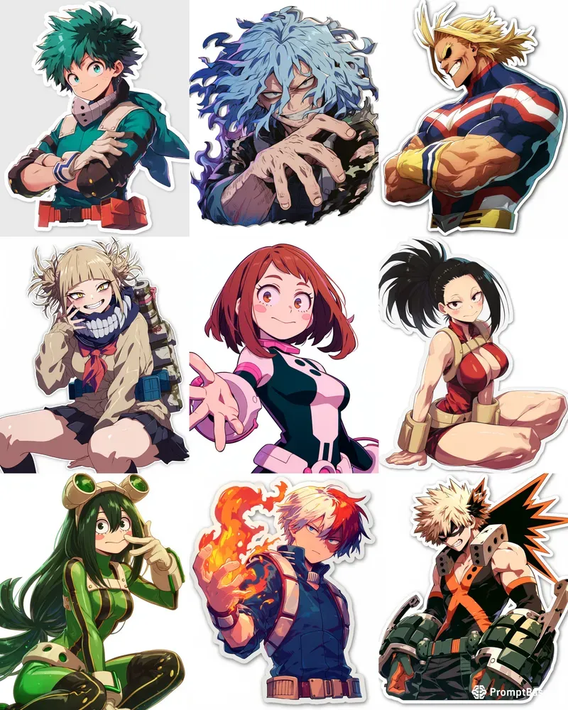My Hero Academia Stickers