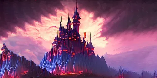 High Quality Fantasy Castles generated by midjourney