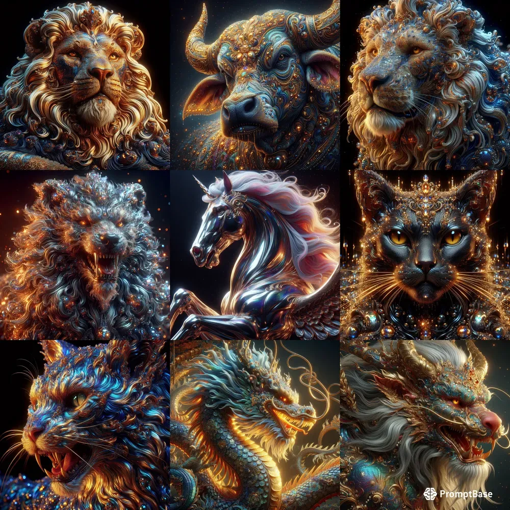 Hyper Realistic Animal Mythologies