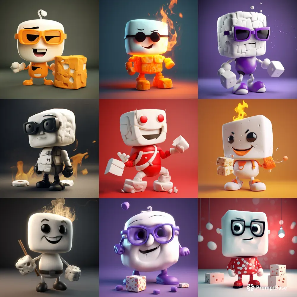 Marshmallow Man Cartoons