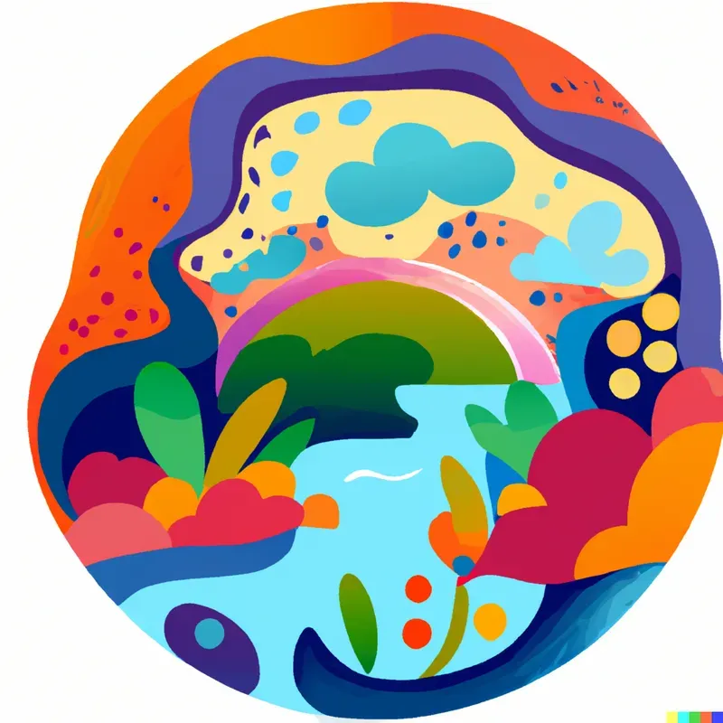 Abstract Organic Landscapes
