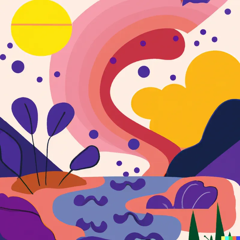 Abstract Organic Landscapes