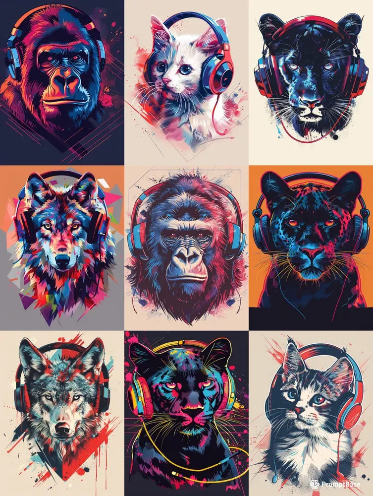 Animals Listening To The Music