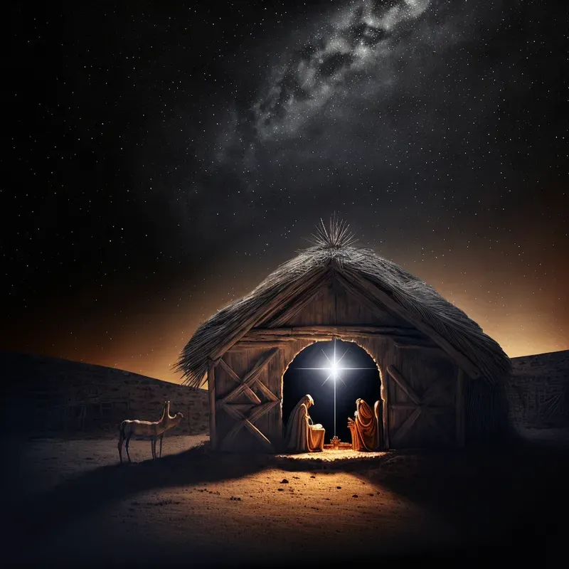Nativity Scene Christmas Adverts