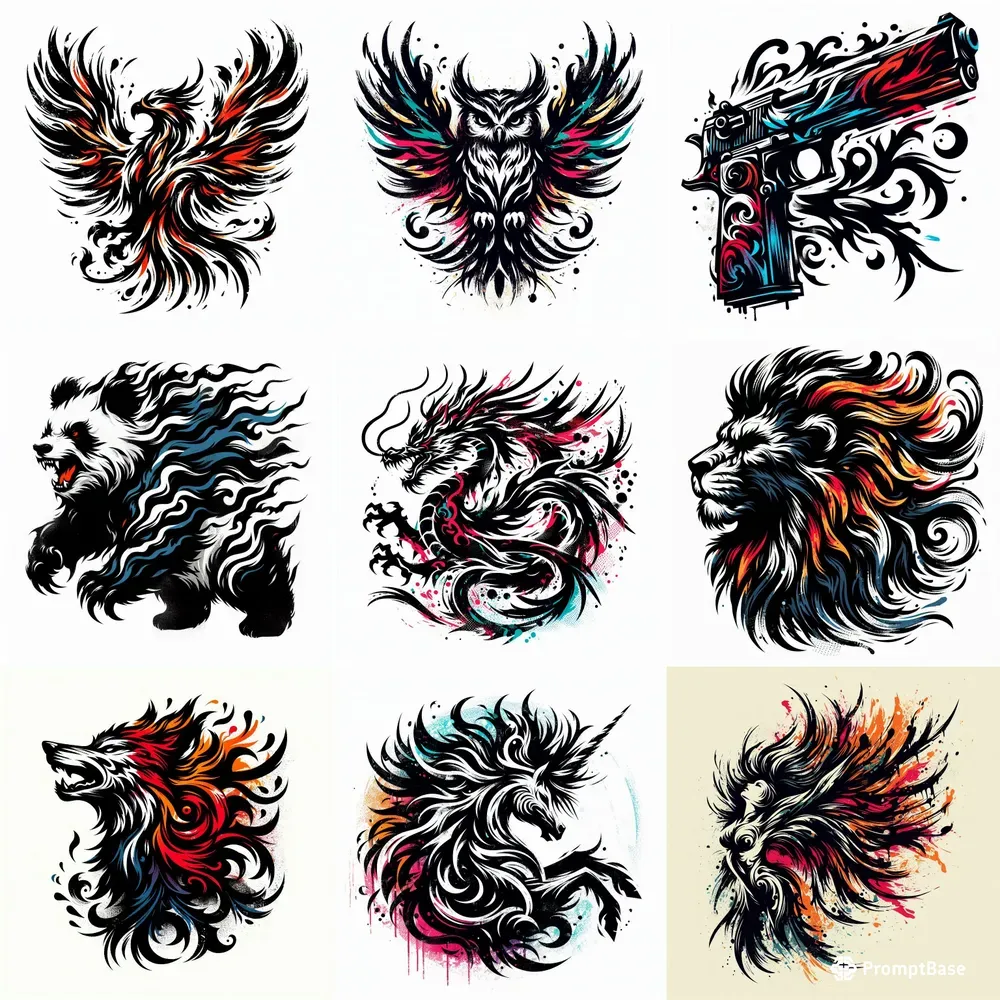 Cool Wild Tattoo Designs