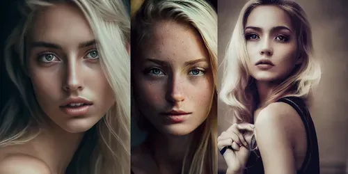 Stunning Blondes generated by midjourney