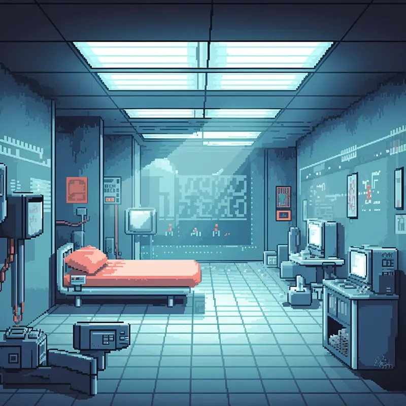 Pixel Art 8bit Old Game Environments