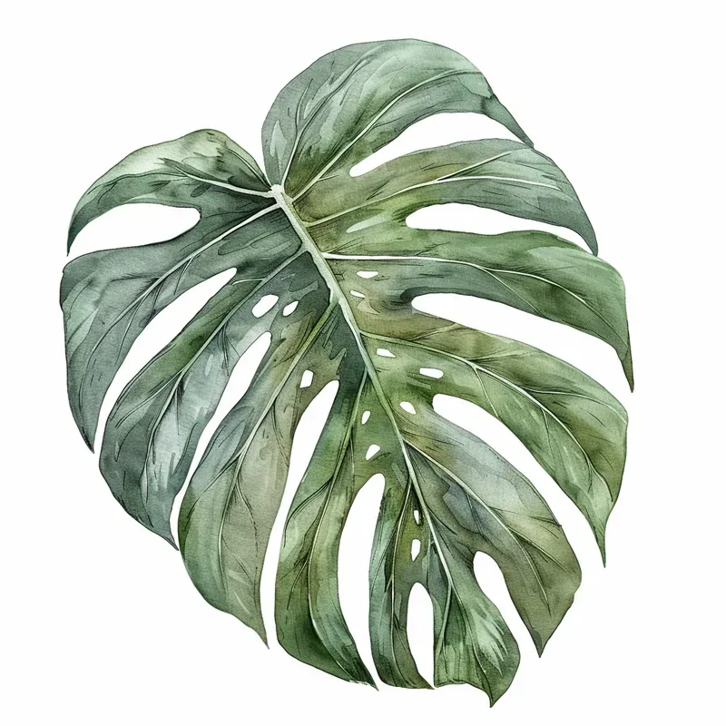 Watercolor Plant Illustrations Wallart