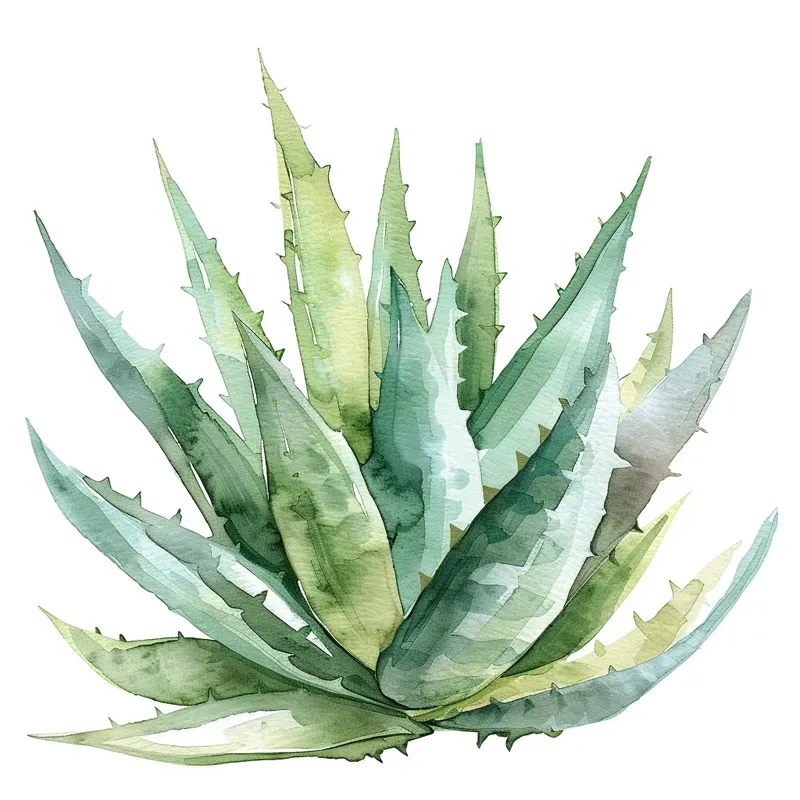 Watercolor Plant Illustrations Wallart