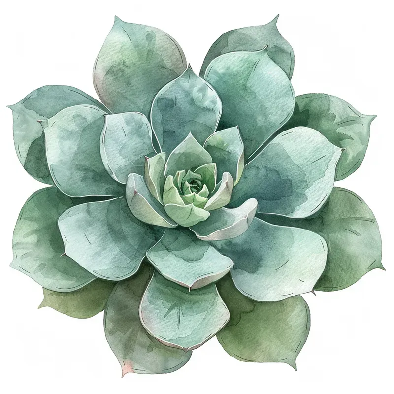 Watercolor Plant Illustrations Wallart