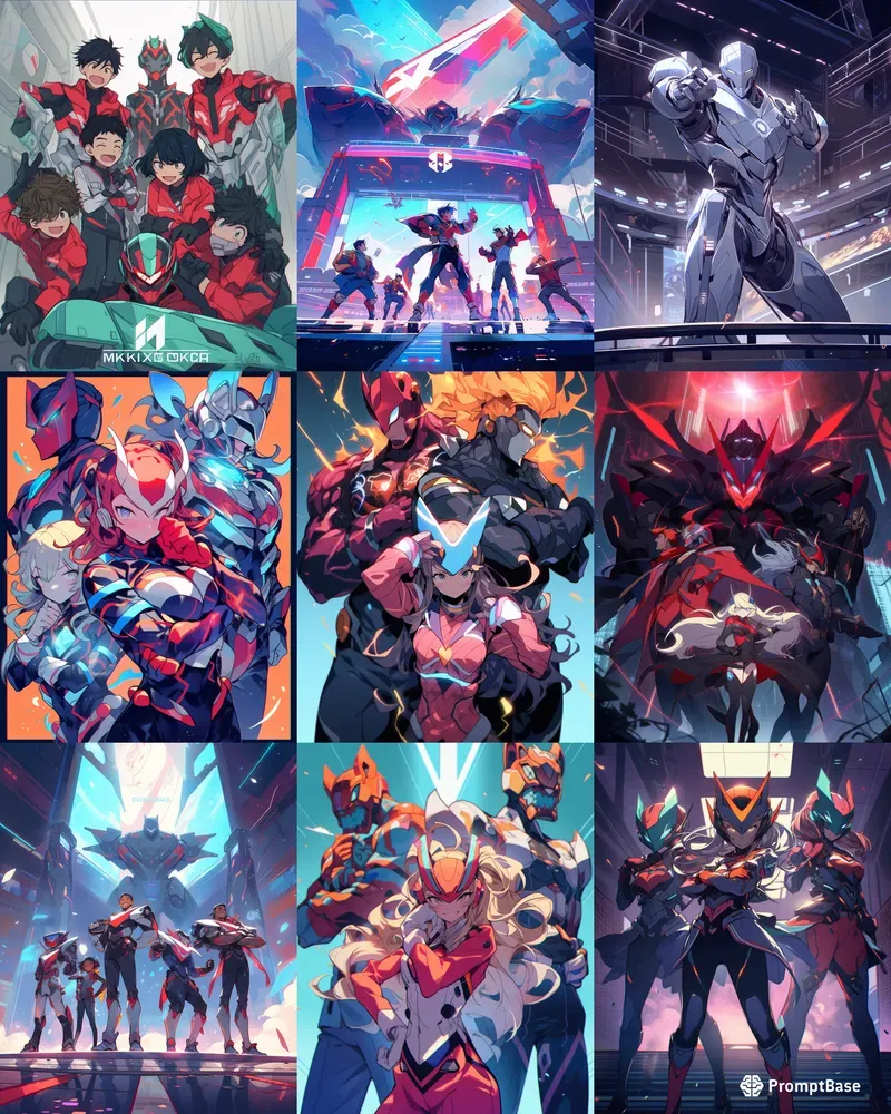 Anime Hero Character Design Concept Art