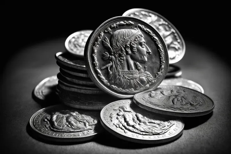 Coins Money Piles