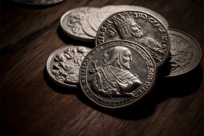 Coins Money Piles