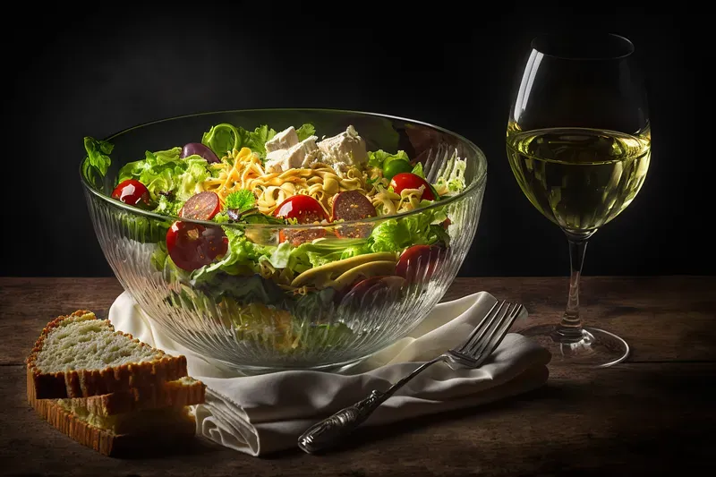 Cooked Foods From Close-up Side Angles