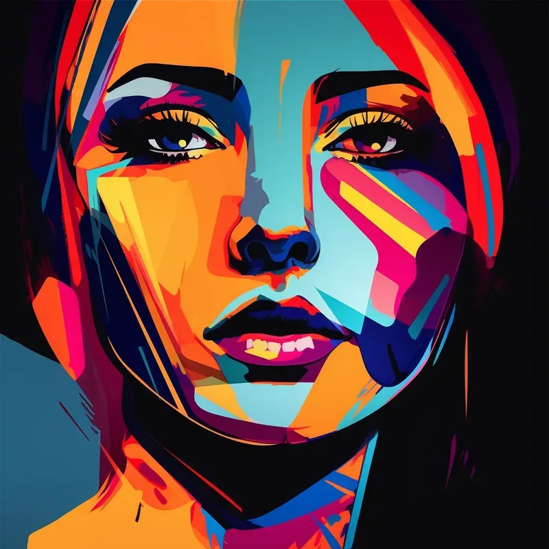 Minimal Graphic Portraits And