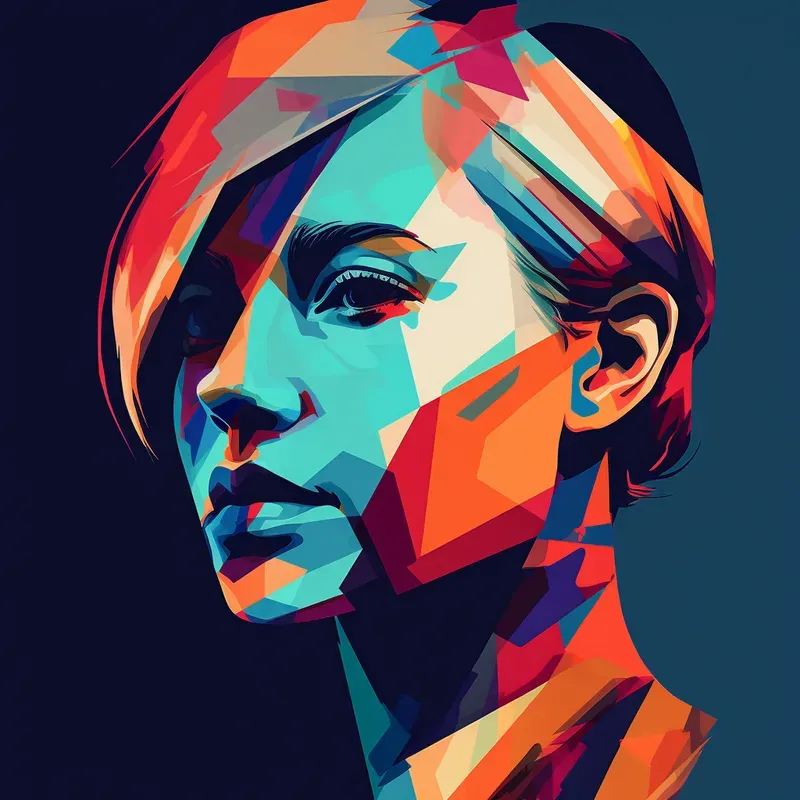 Minimal Graphic Portraits And
