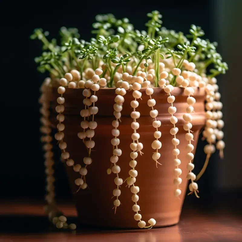 Little Plants And Flowers In Pots