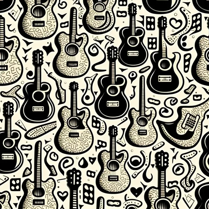 Styled Musical Instrument Patterns
