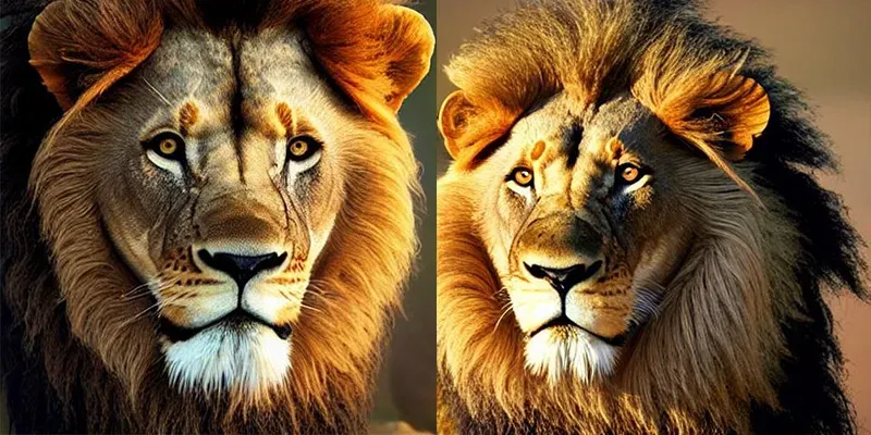 Majestic Lion generated by undefined