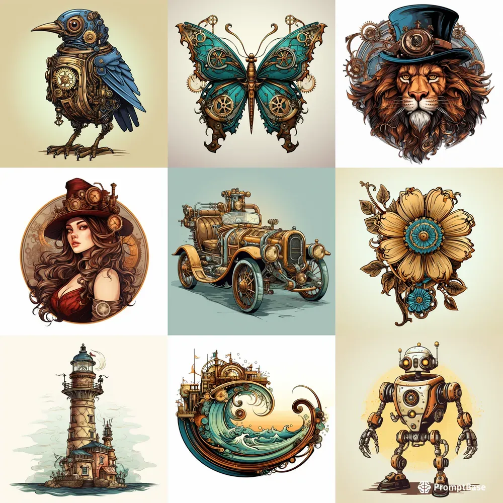 Steampunk Illustrations