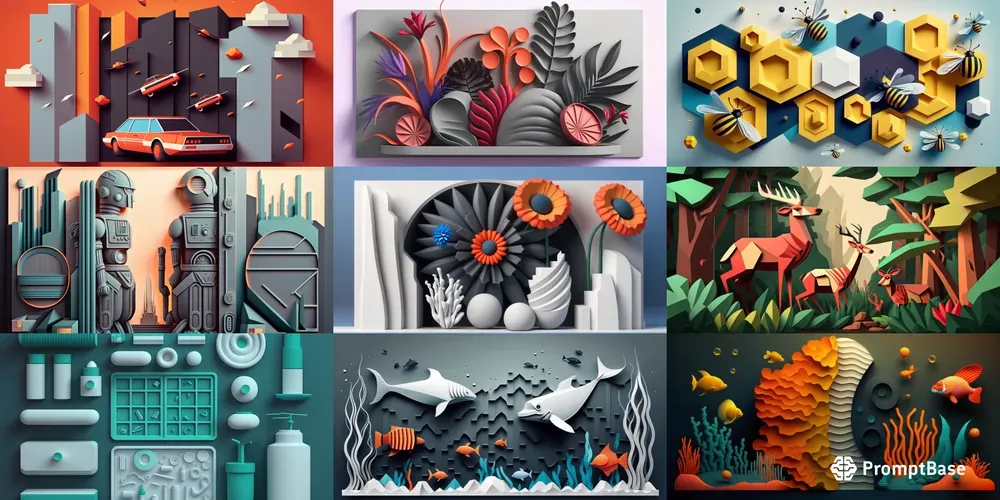 Dynamic And Minimalist 3D Textures