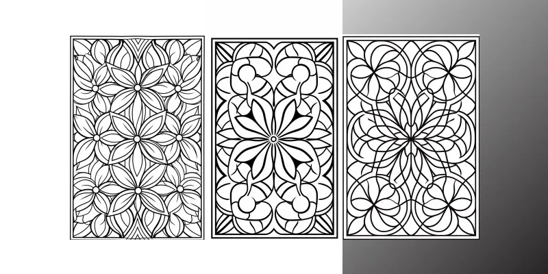 Mandala Geometric Coloring Pages generated by undefined