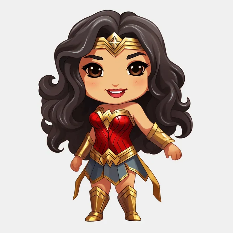 Cute Marvel Characters In Cartoon Style