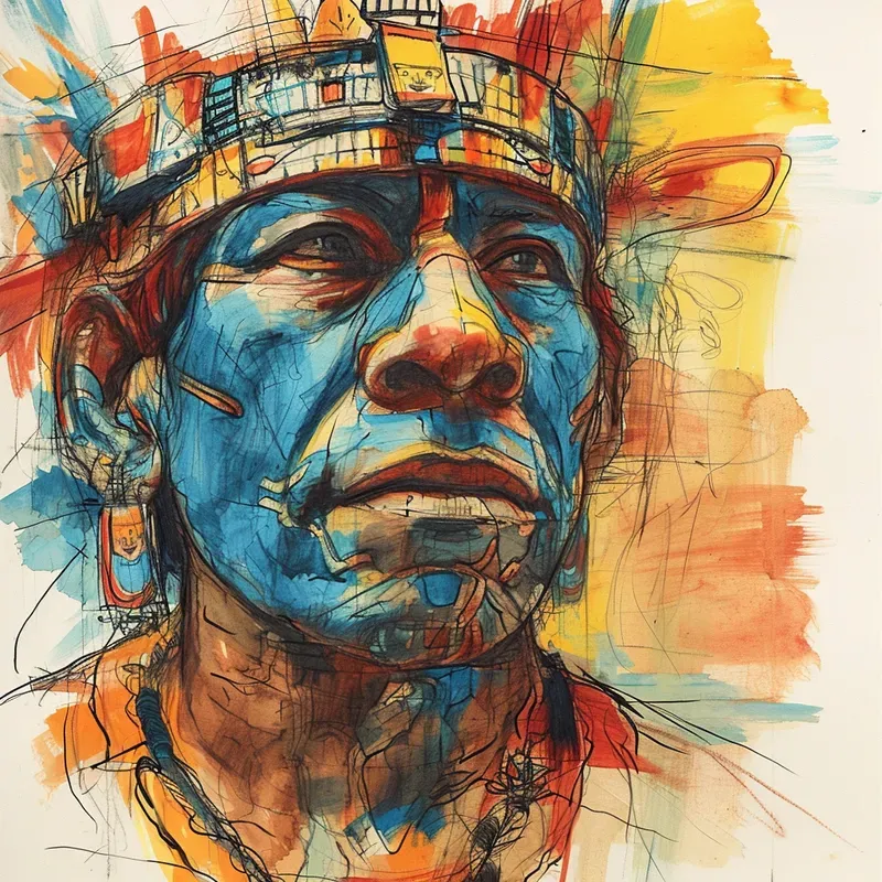 Colored Pen Sketches