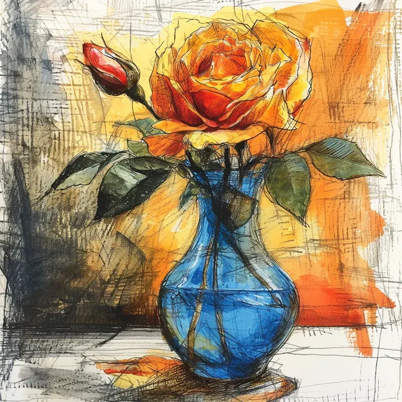 Colored Pen Sketches