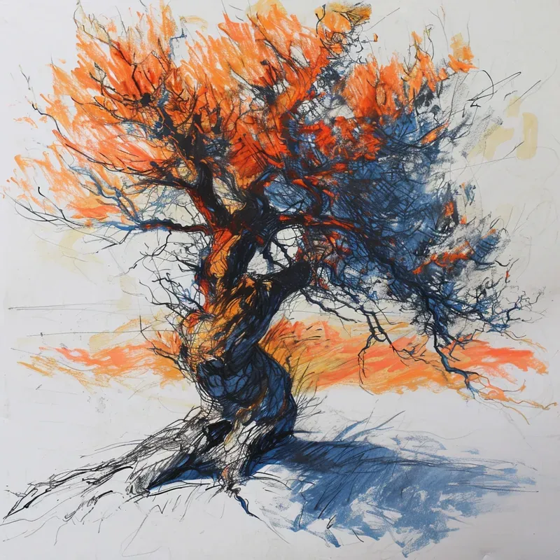 Colored Pen Sketches