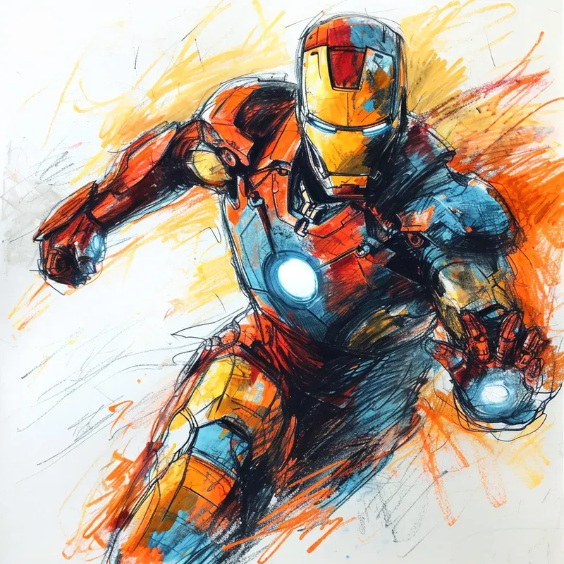 Colored Pen Sketches