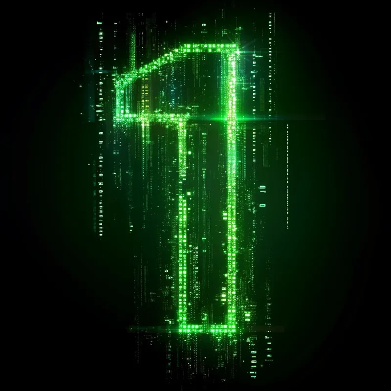 Alphabet Text Matrix Letters And Numbers