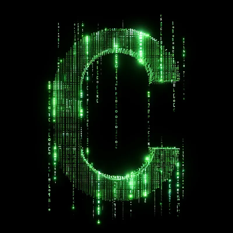 Alphabet Text Matrix Letters And Numbers