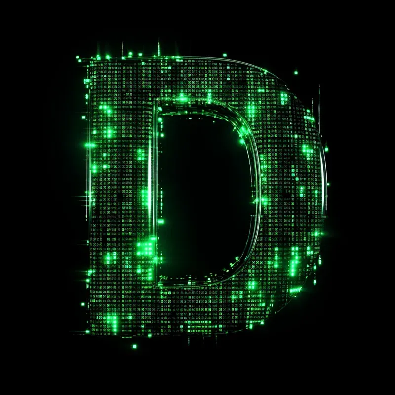 Alphabet Text Matrix Letters And Numbers