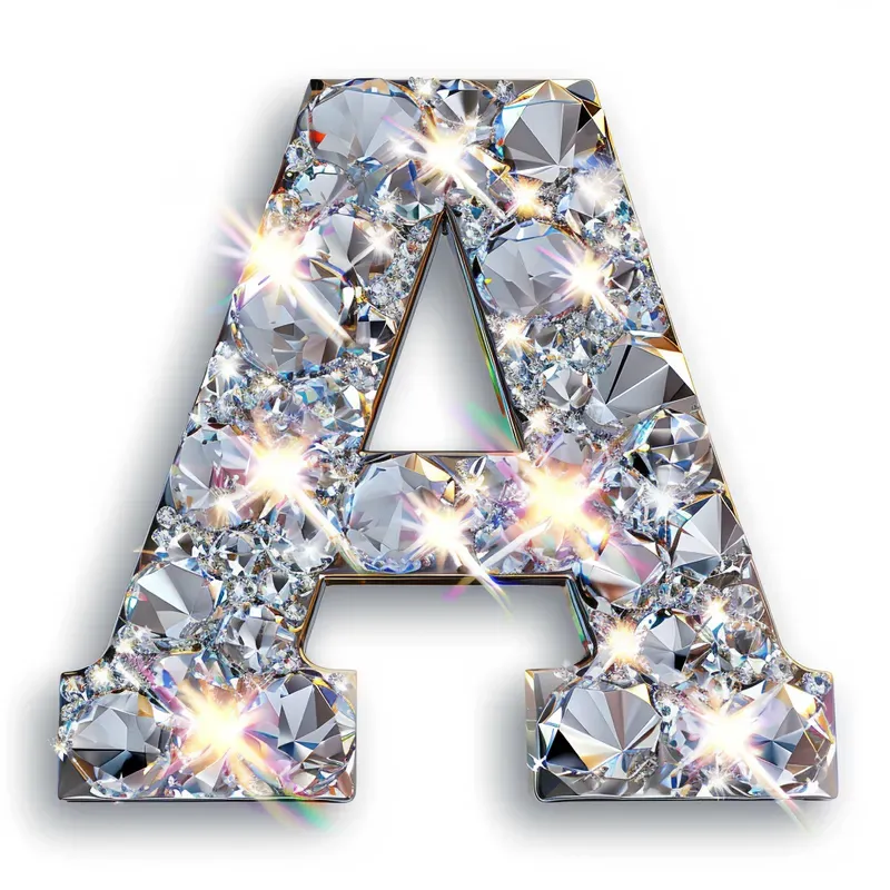 Alphabet Text Brilliant Letters Numbers