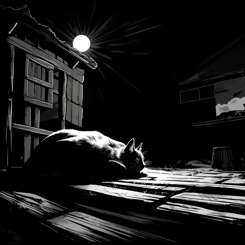 Noir Comic Style Illustrations
