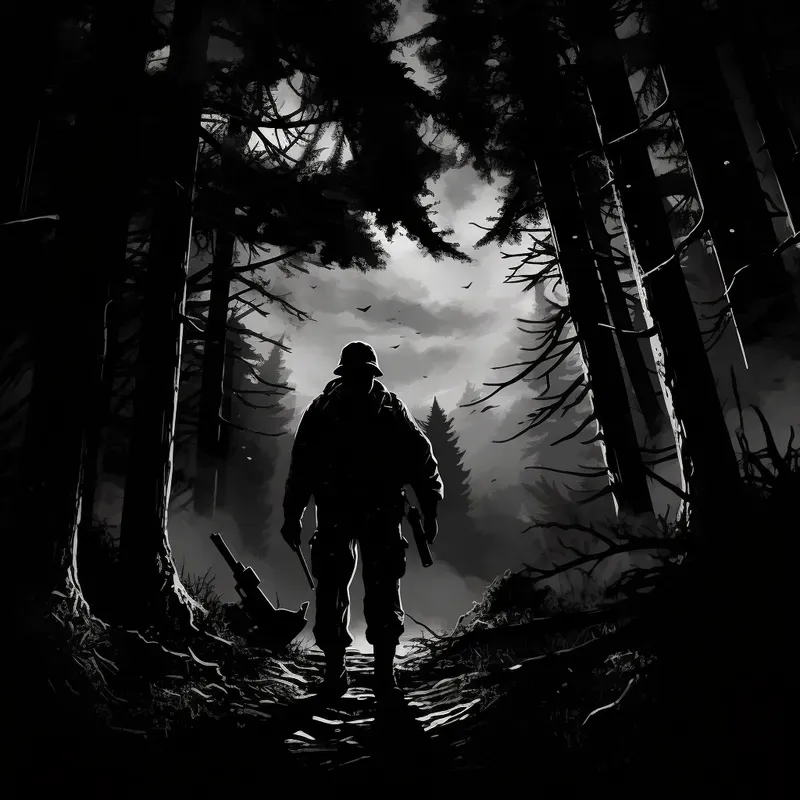 Noir Comic Style Illustrations