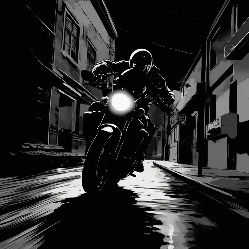 Noir Comic Style Illustrations