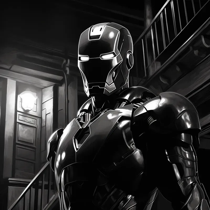 Noir Comic Style Illustrations