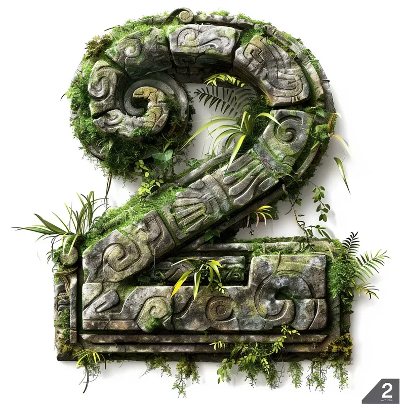 Alphabet Numbers And Letters Mayas