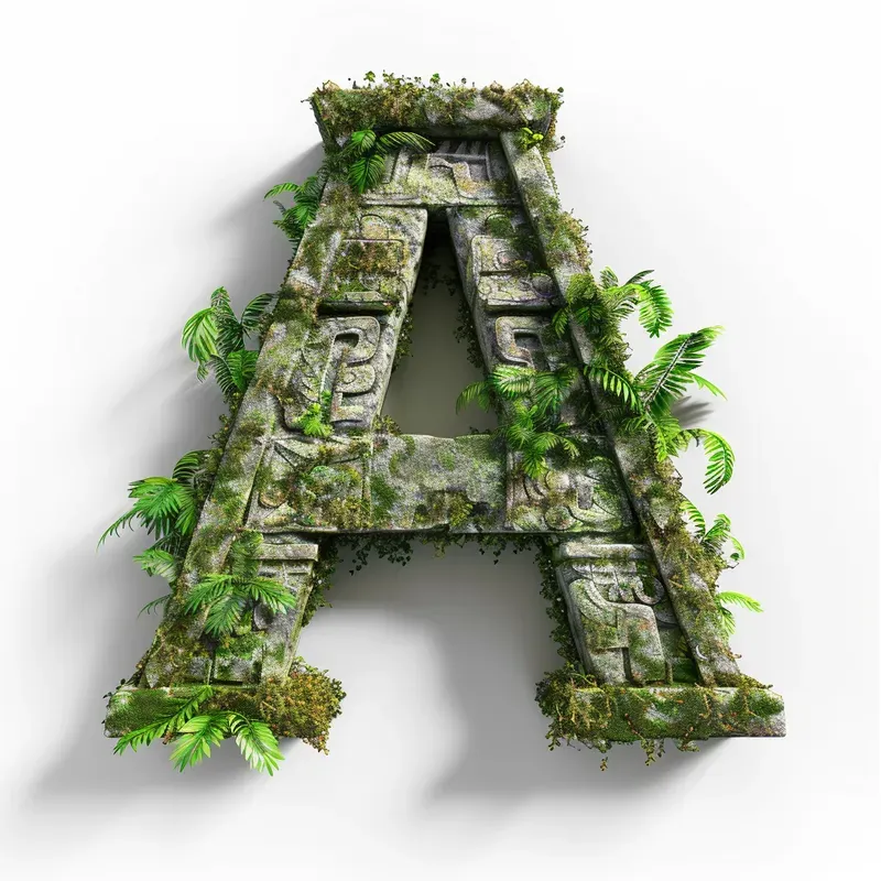 Alphabet Numbers And Letters Mayas